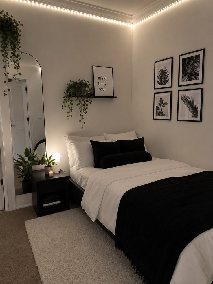 Keep a Dark Palette Simple So It Doesn’t Shrink the Room