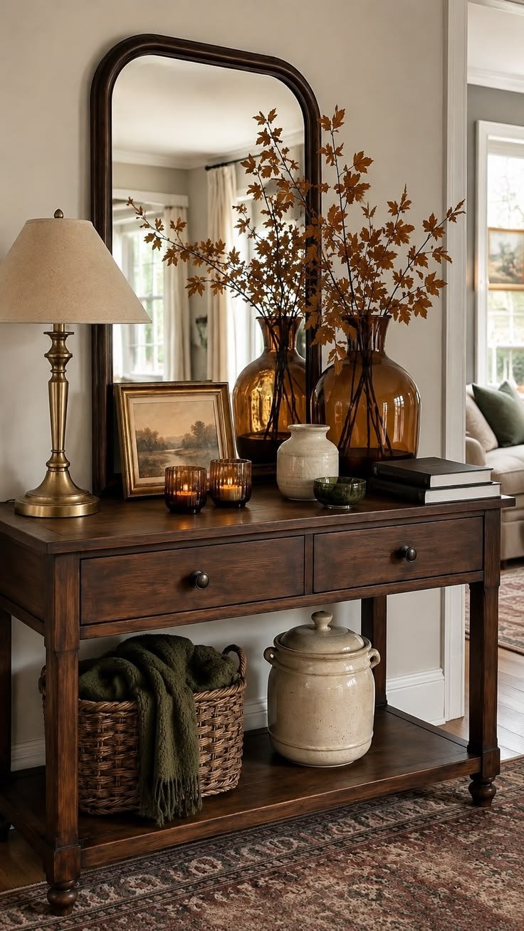 Add a Lamp for Height and Evening Light