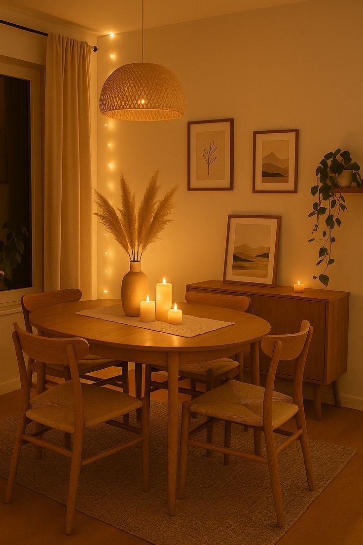 A Centerpiece That Works With Limited Natural Light