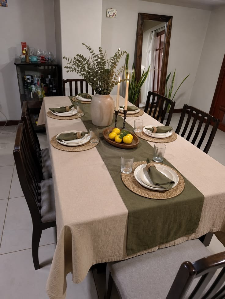 Cotton Tablecloths for Everyday Meals