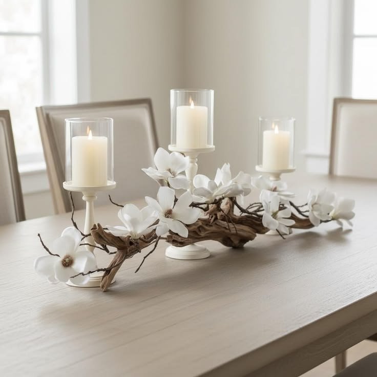 A Candle Arrangement That Isn’t Too Formal