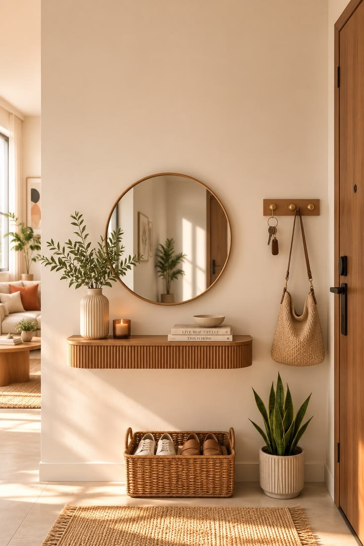 Use Wall Hooks Instead of a Coat Rack