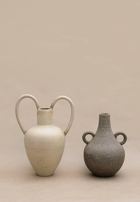 Jug and Handled Vases
