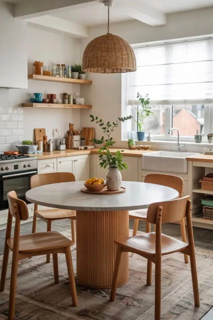 Use a Narrow Sideboard Instead of Bulky Storage