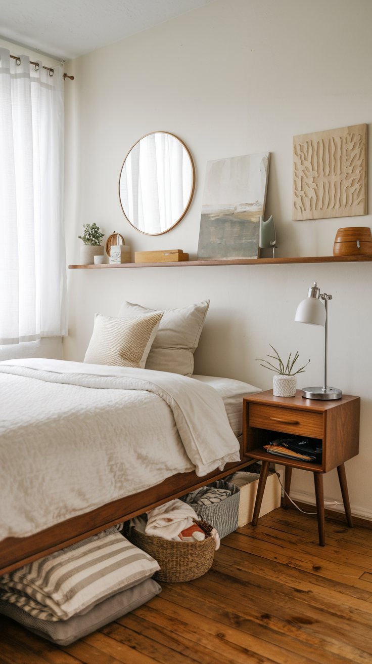 Choose a Nightstand With Storage Baskets Underneath