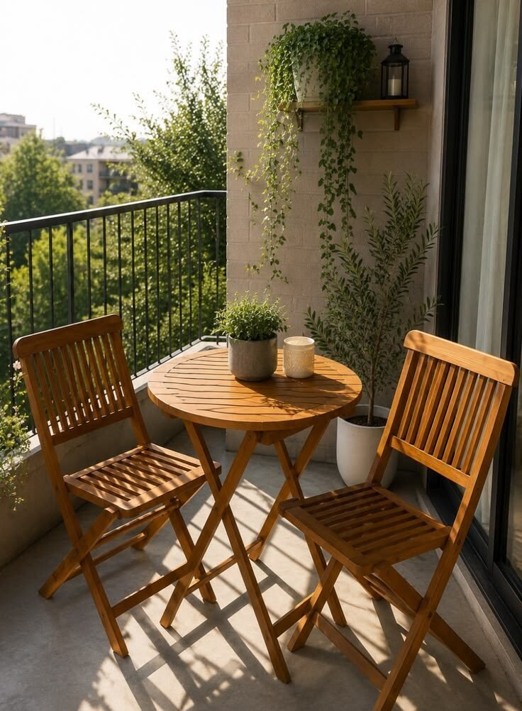 Choose Seating That Fits the Balcony, Not the Other Way Around