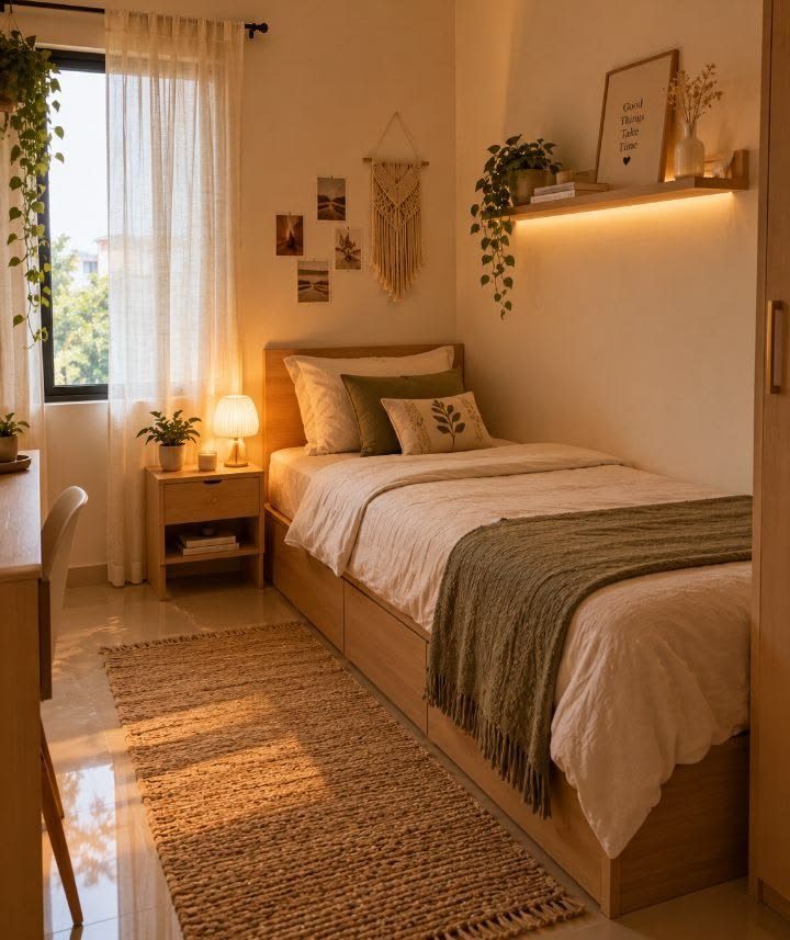 Bring in Warm Light and Greenery Together