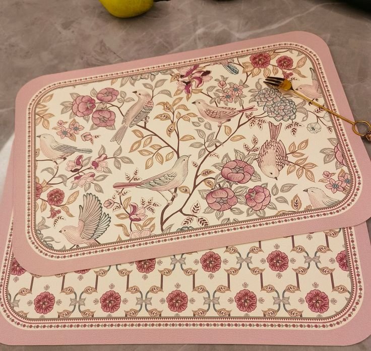 Wipe-Clean Vinyl Placemats